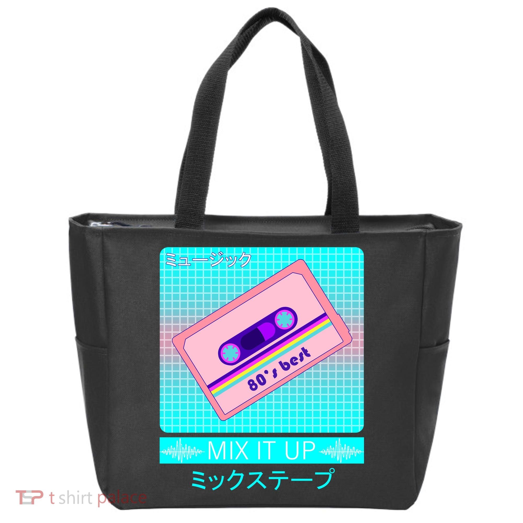 Retro Japanese Vaporwave Mix Tape Tote Bag
