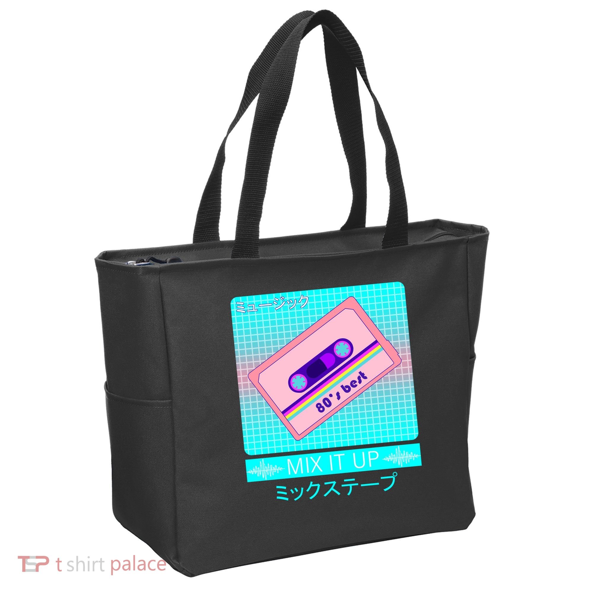 Retro Japanese Vaporwave Mix Tape Tote Bag