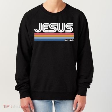 Retro Jesus King Women's Sweatshirt