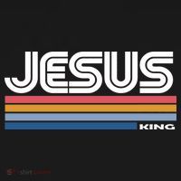 Retro Jesus King Doggie Tank thumb 4