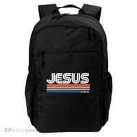 Retro Jesus King Backpack thumb 0