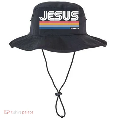 Retro Jesus King Bucket Hat