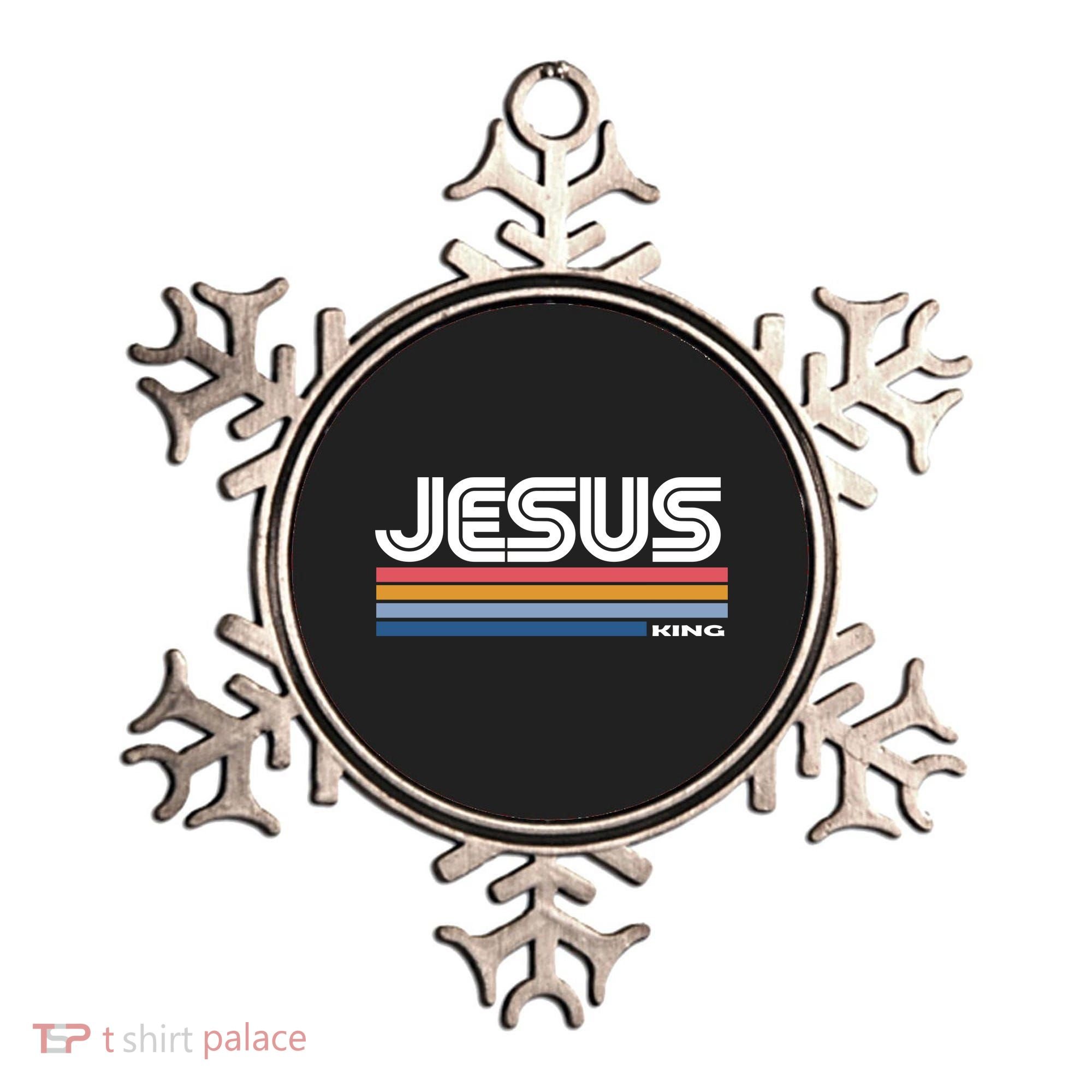 Retro Jesus King Ornament