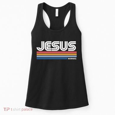 Retro Jesus King Women's Tank Top