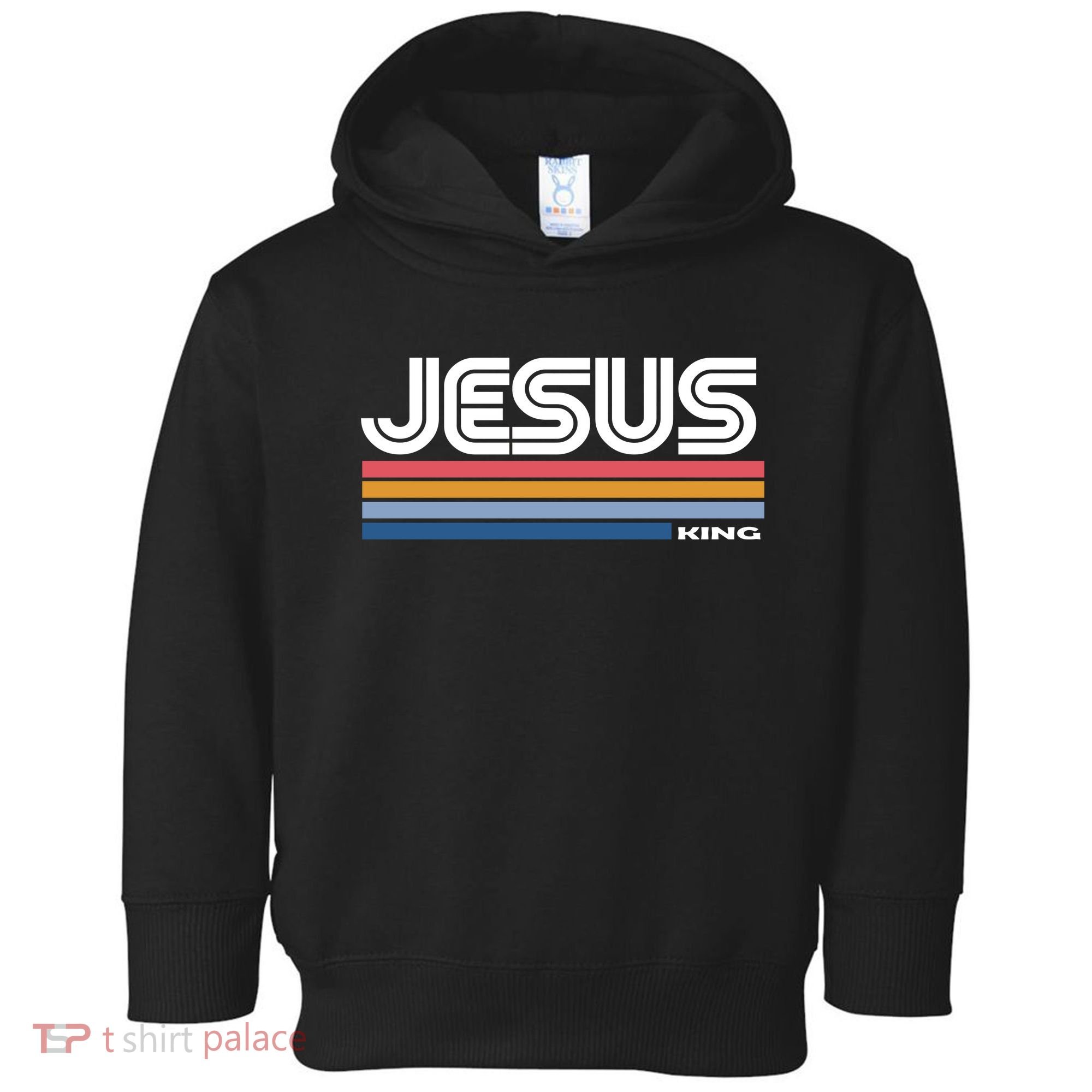 Retro Jesus King Toddler Hoodie