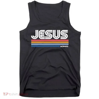 Retro Jesus King Tank Top