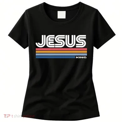 Retro Jesus King Women's T-Shirt