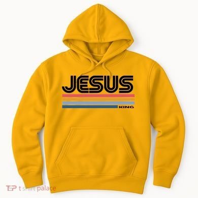 Retro Jesus King Hoodie