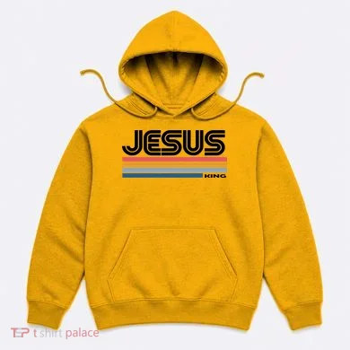 Retro Jesus King Hoodie