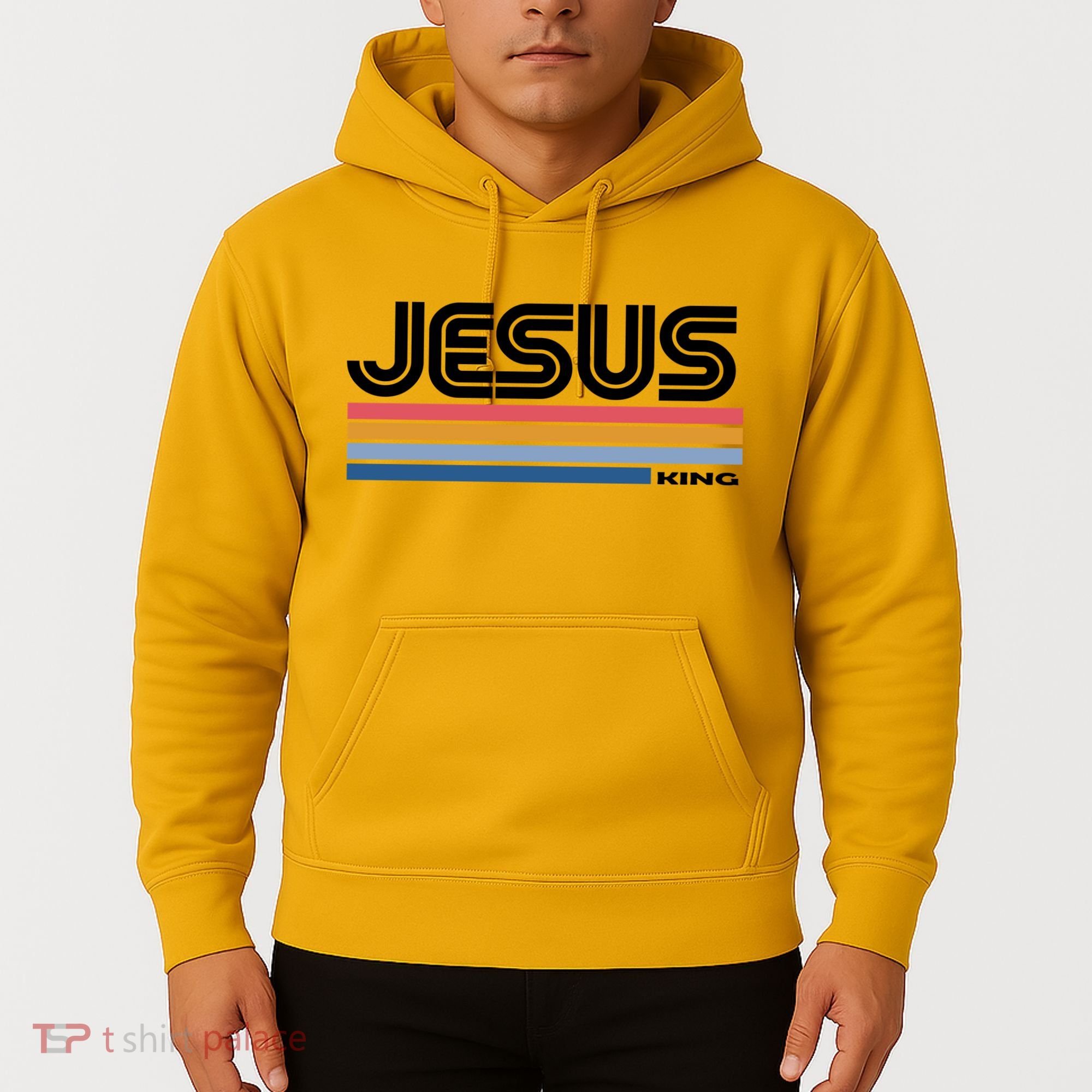 Retro Jesus King Hoodie