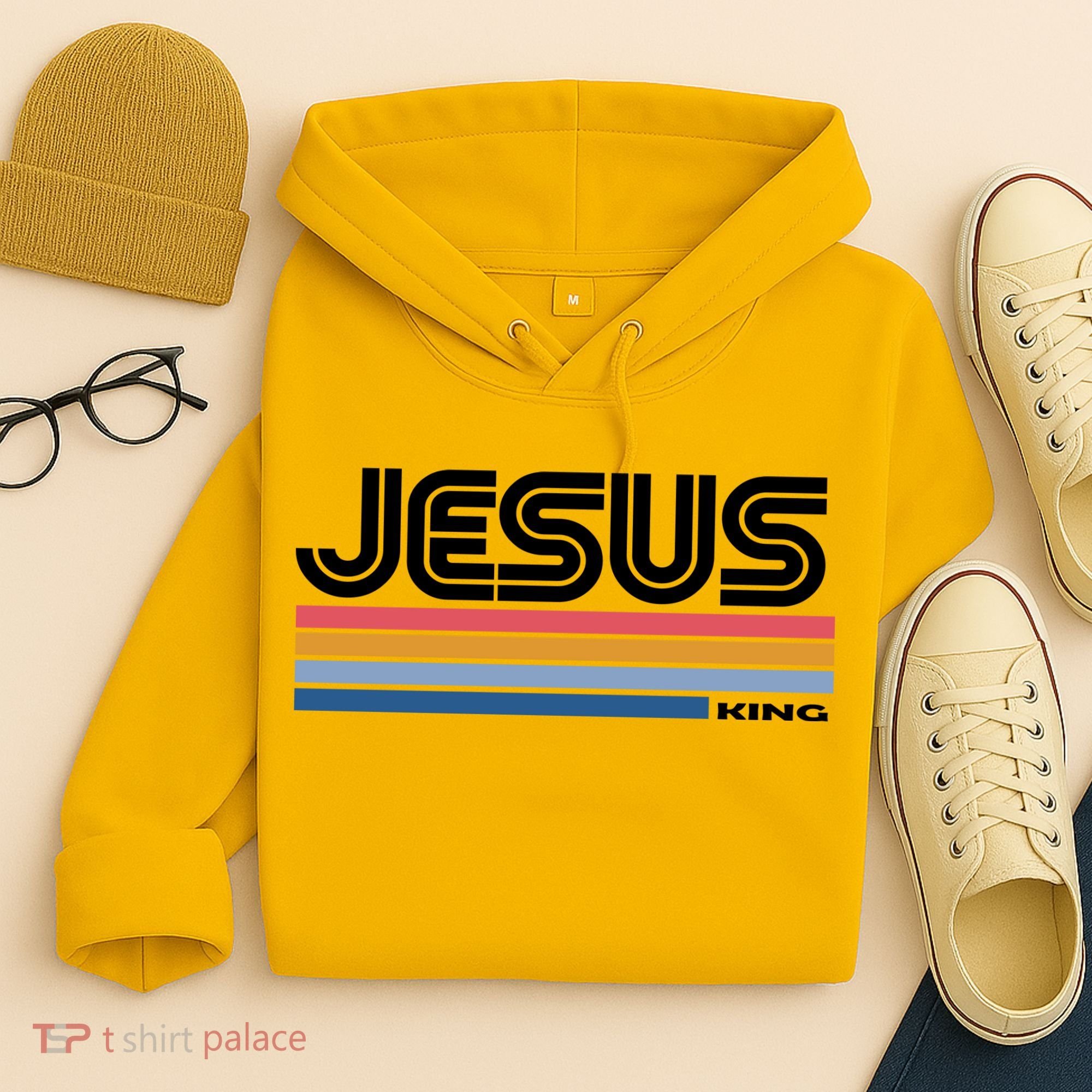Retro Jesus King Hoodie