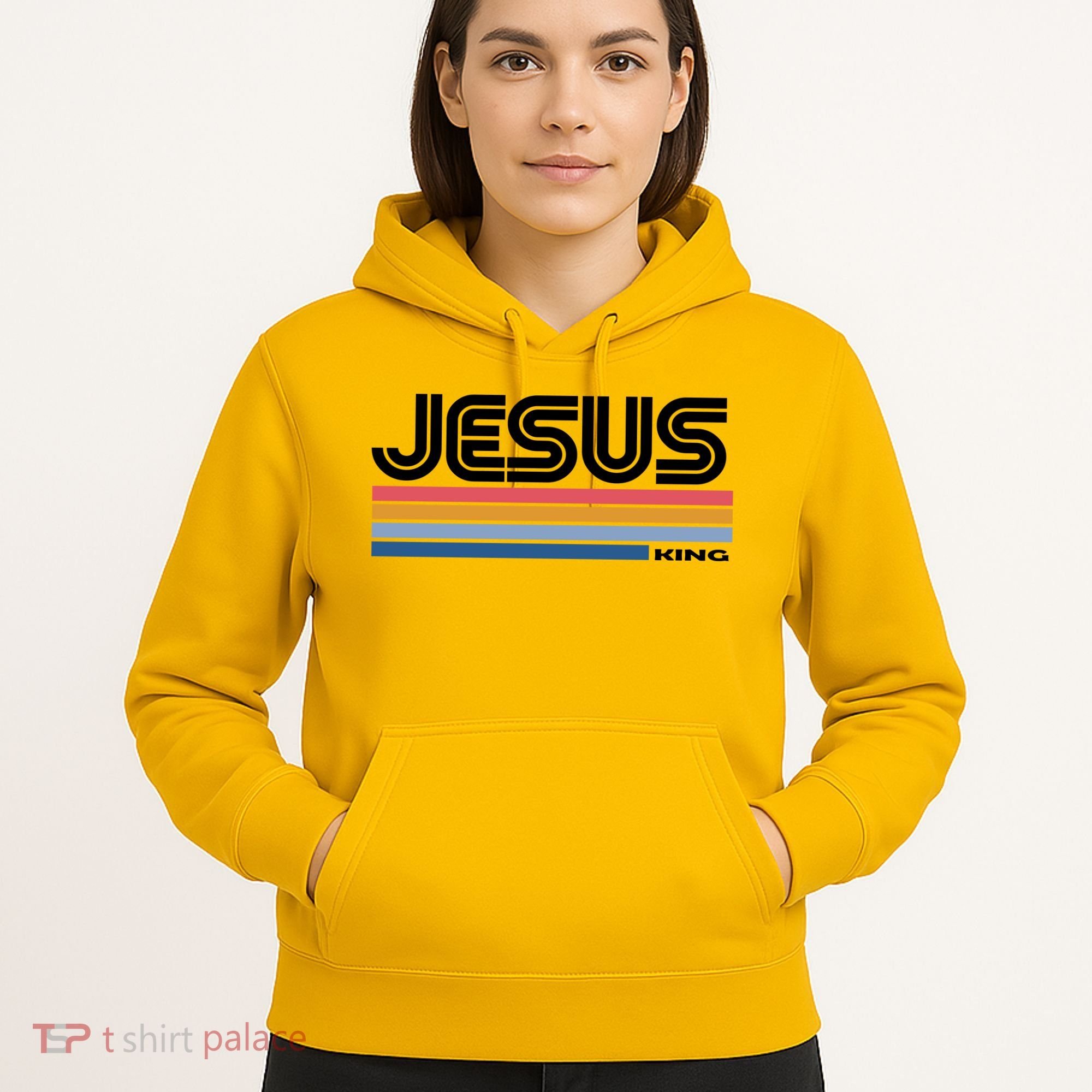 Retro Jesus King Hoodie