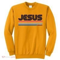 Retro Jesus King Sweatshirt thumb 0