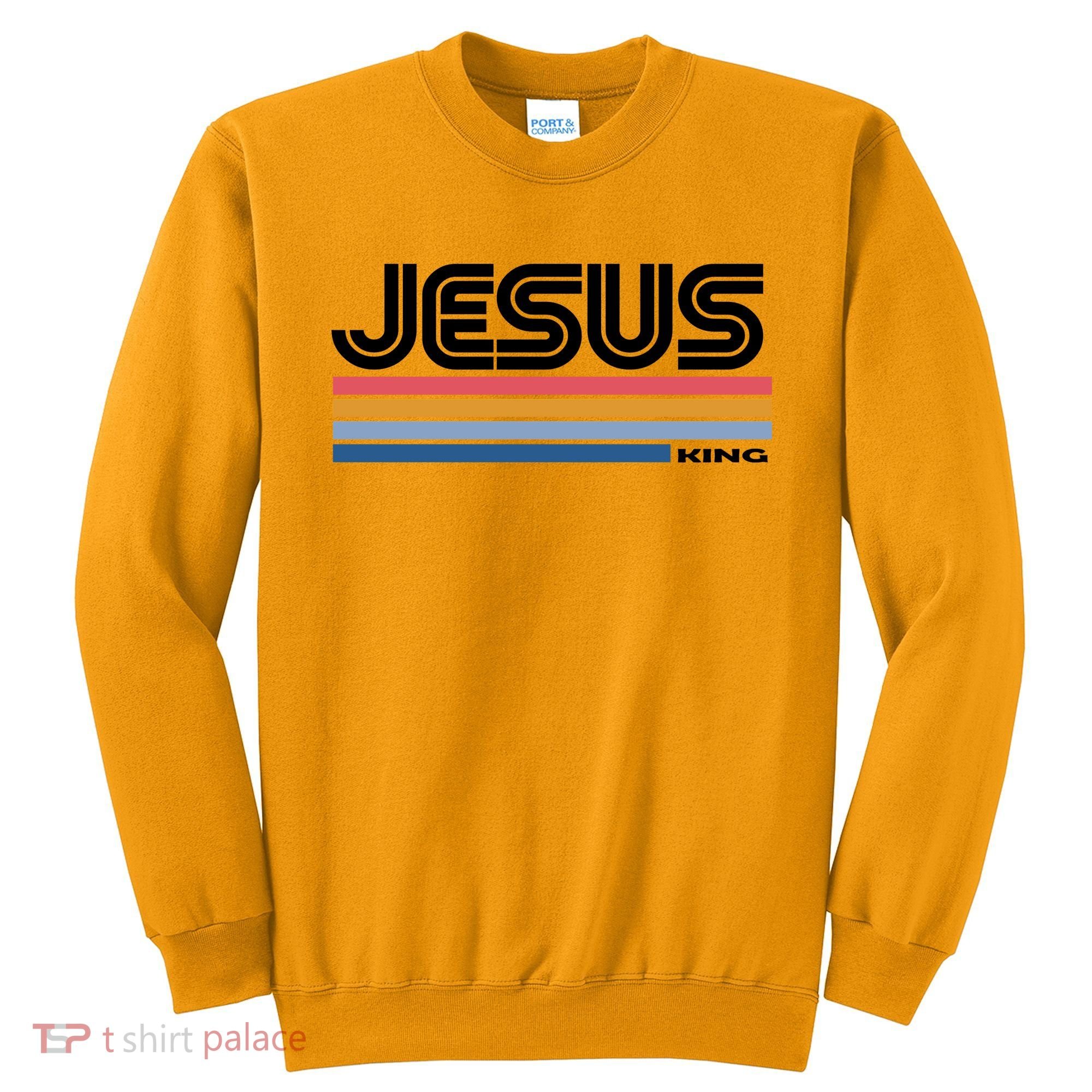 Retro Jesus King Sweatshirt