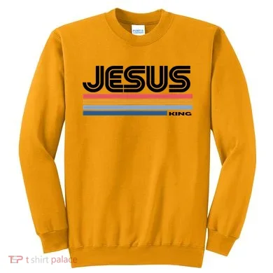Retro Jesus King Sweatshirt