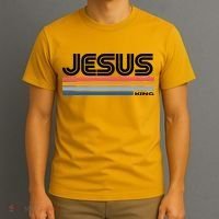 Retro Jesus King T-Shirt thumb 3