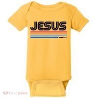 Retro Jesus King Baby Bodysuit thumb 0