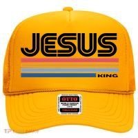Retro Jesus King Hat thumb 0