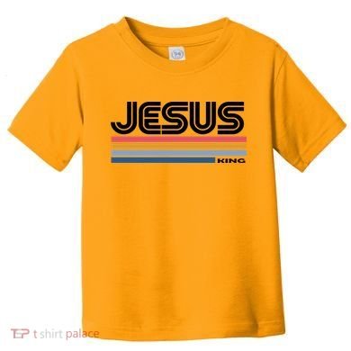 Retro Jesus King Toddler T-Shirt