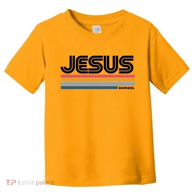Retro Jesus King Toddler T-Shirt