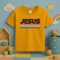 Retro Jesus King Toddler T-Shirt thumb 3