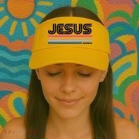 Retro Jesus King Visor thumb 2