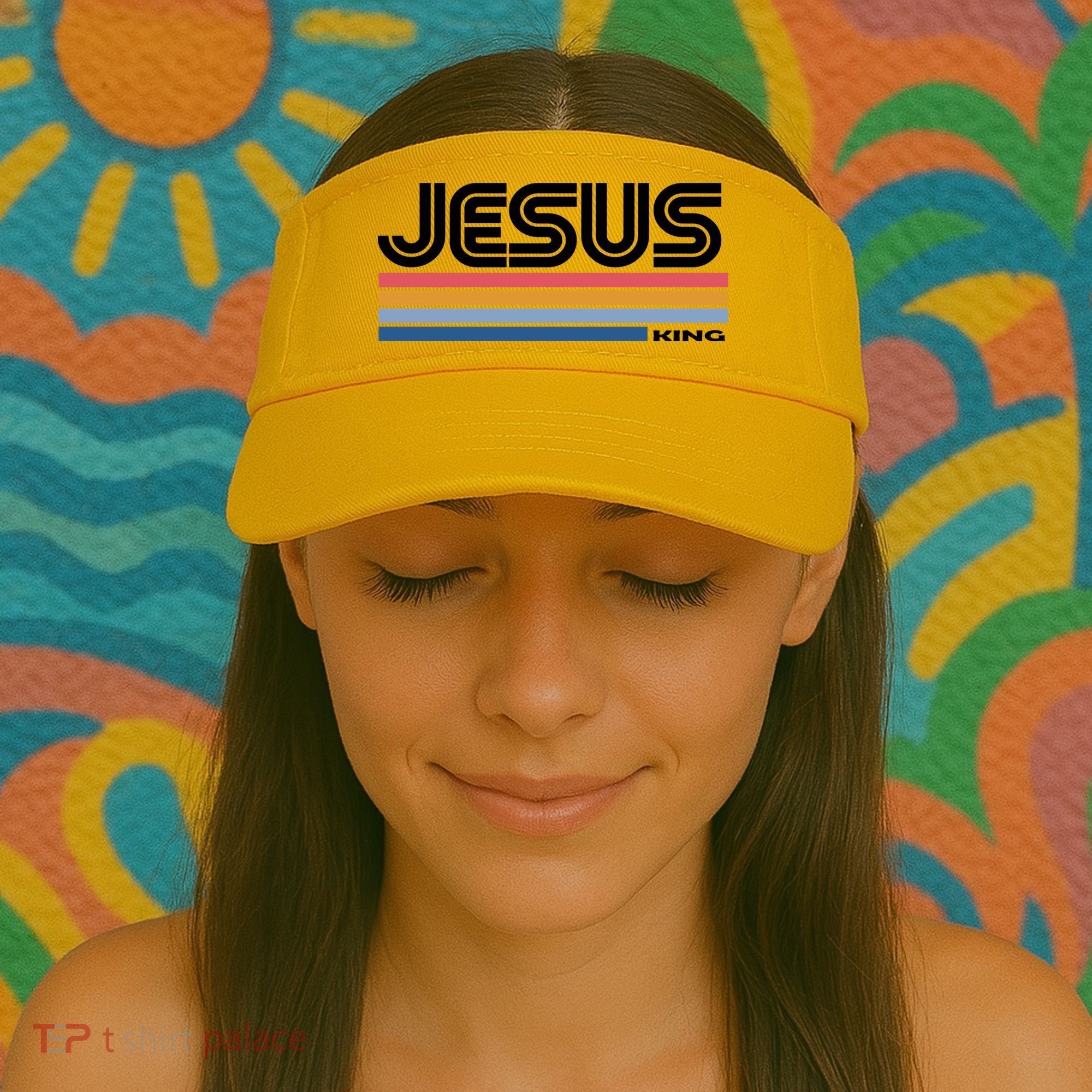 Retro Jesus King Visor