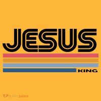Retro Jesus King Kids T-Shirt thumb 4