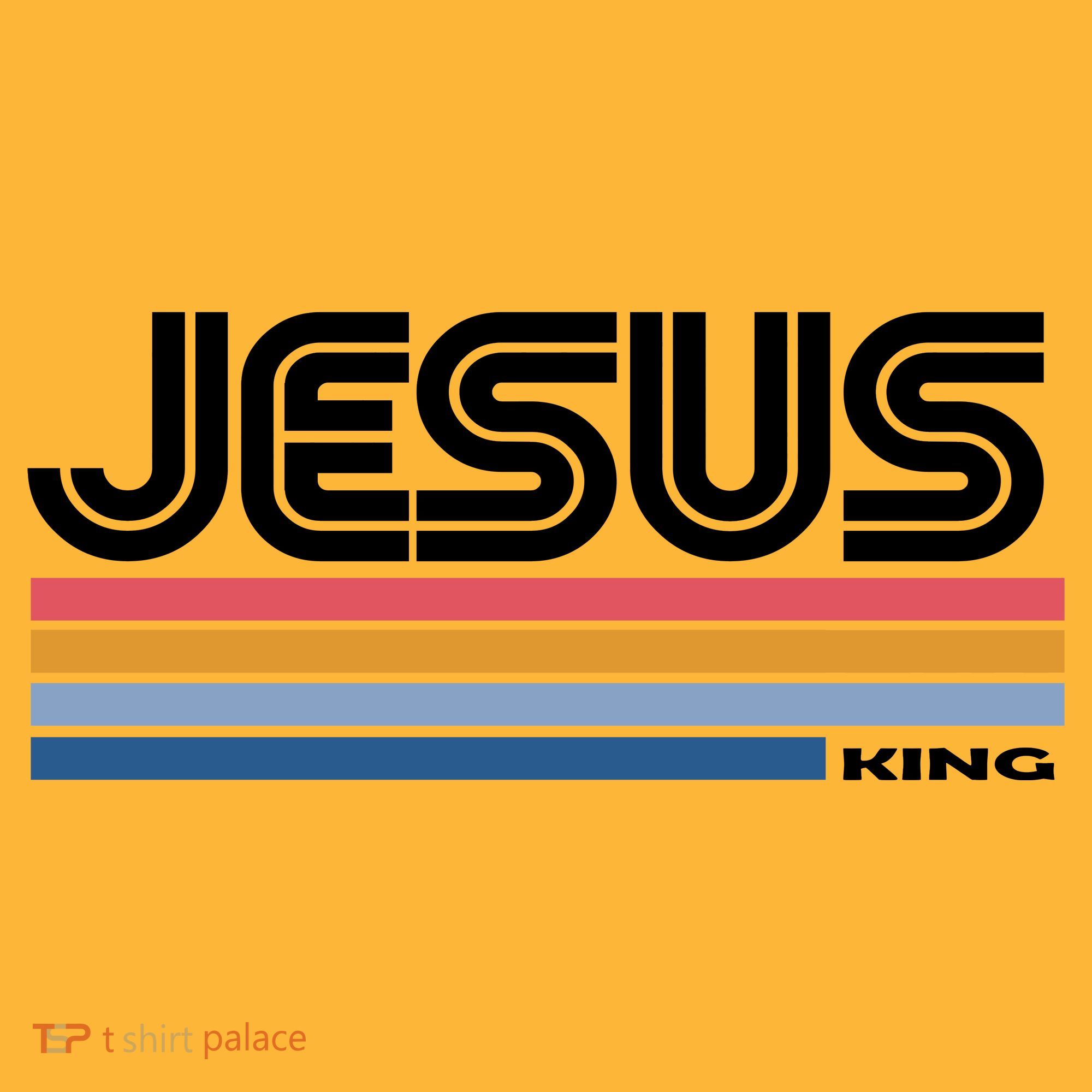 Retro Jesus King Kids T-Shirt