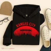 Retro Kansas City Football Skyline Hoodie thumb 4