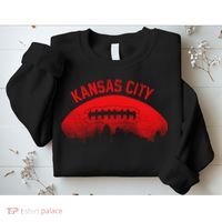 Retro Kansas City Football Skyline Sweatshirt thumb 2