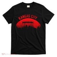 Retro Kansas City Football Skyline T-Shirt thumb 0