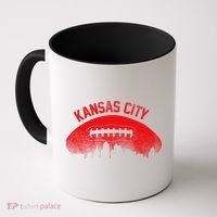 Retro Kansas City Football Skyline Coffee Mug thumb 0
