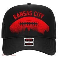 Retro Kansas City Football Skyline Hat thumb 0