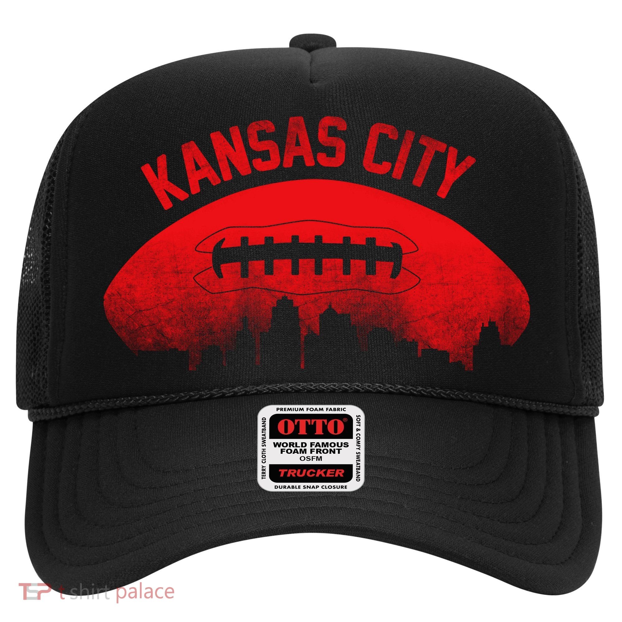 Retro Kansas City Football Skyline Hat