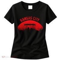 Retro Kansas City Football Skyline Women's T-Shirt thumb 0