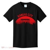 Retro Kansas City Football Skyline Kids T-Shirt thumb 0