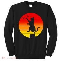 Retro Karate Cat 80's Movies Sweatshirt thumb 0