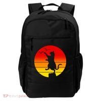 Retro Karate Cat 80's Movies Backpack thumb 0