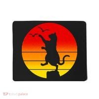 Retro Karate Cat 80's Movies Mousepad thumb 0