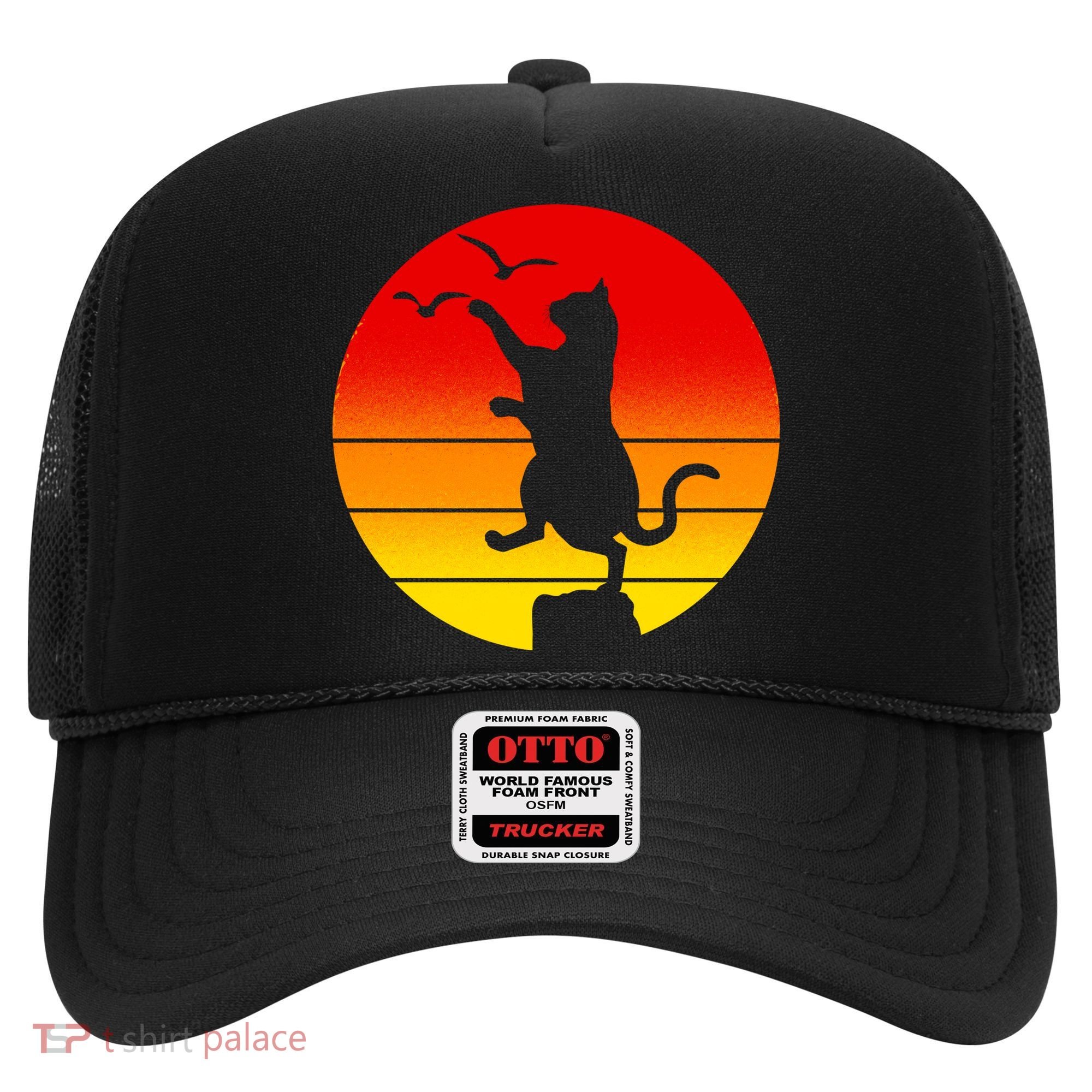 Retro Karate Cat 80's Movies Hat
