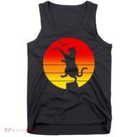 Retro Karate Cat 80's Movies Tank Top thumb 0