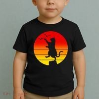 Retro Karate Cat 80's Movies Toddler T-Shirt thumb 2