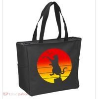 Retro Karate Cat 80's Movies Tote Bag thumb 2
