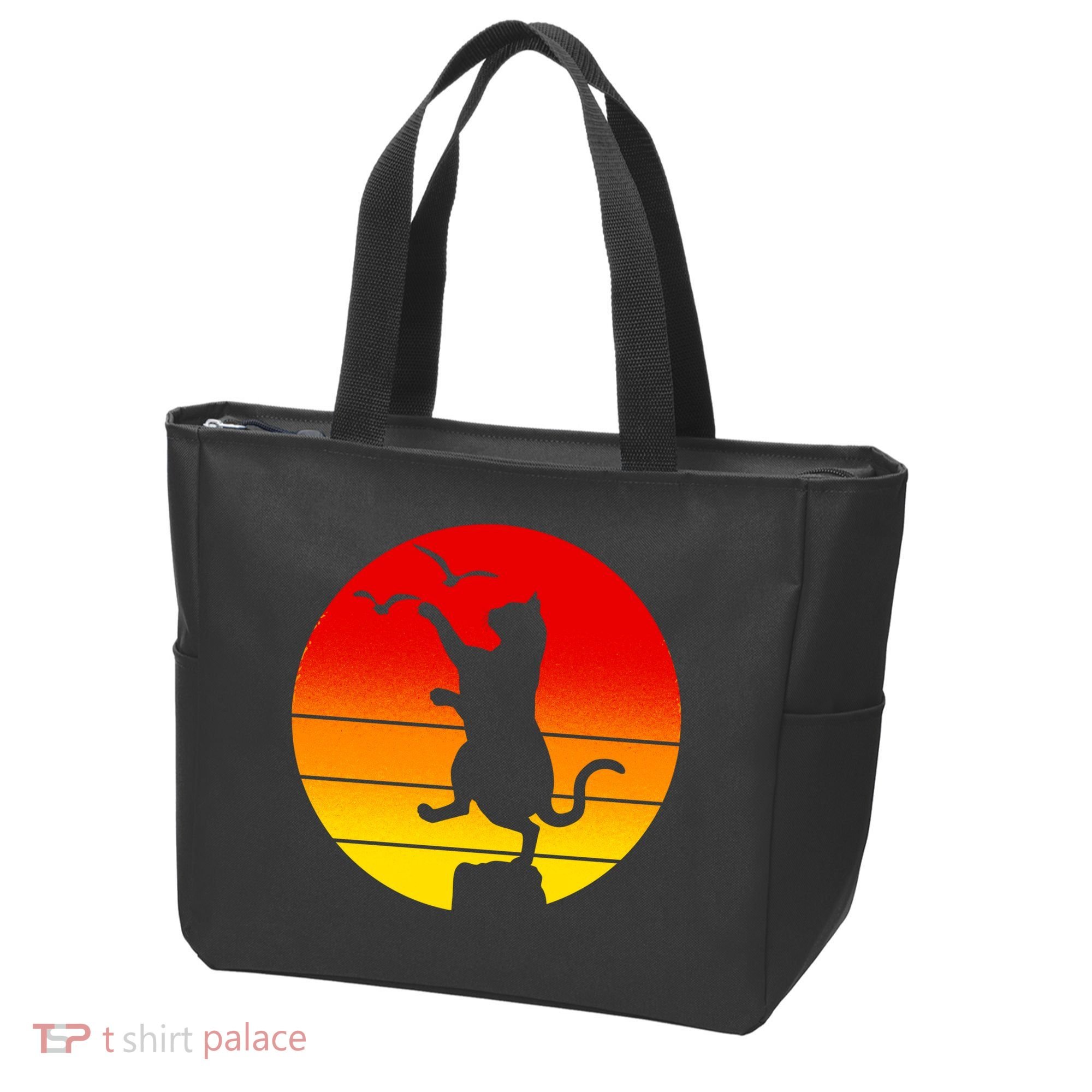 Retro Karate Cat 80's Movies Tote Bag