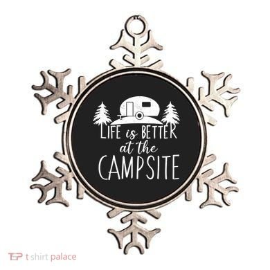 Retro Life is Better At The Campsite  Ornament