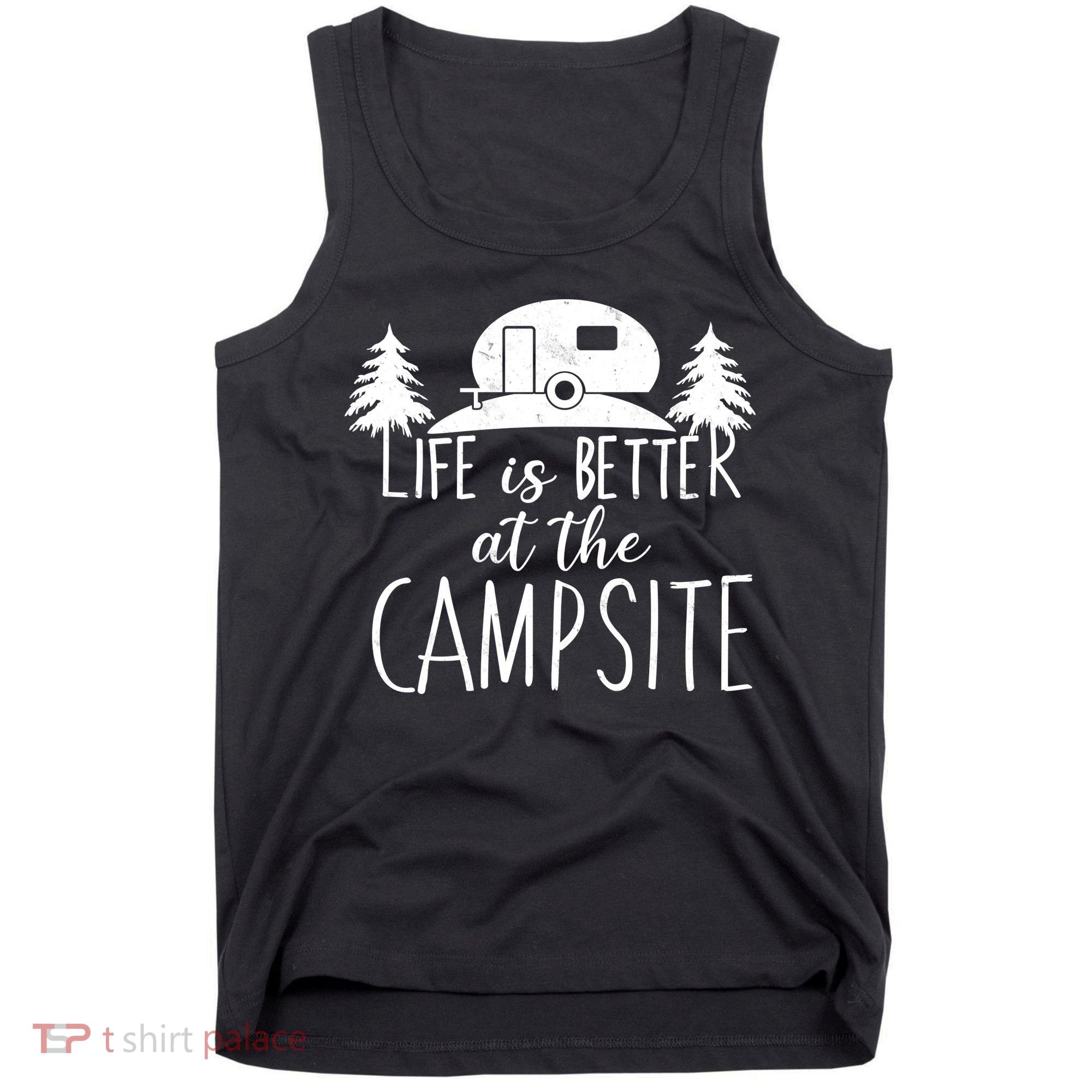 Retro Life is Better At The Campsite  Tank Top