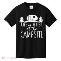 Retro Life is Better At The Campsite  Kids T-Shirt thumb 0
