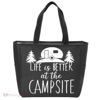 Retro Life is Better At The Campsite  Tote Bag