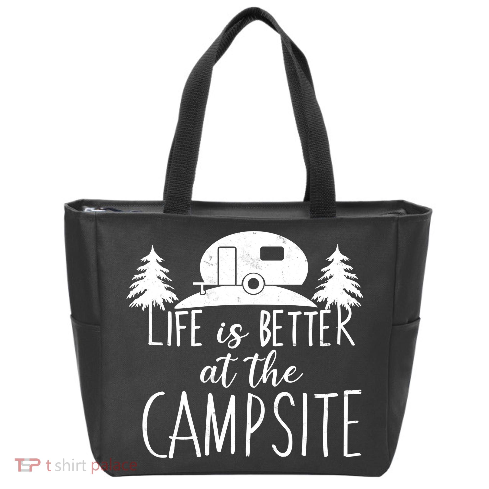 Retro Life is Better At The Campsite  Tote Bag